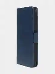 Синий чехол-книжка GQ Lite для Infinix Hot 40 / Infinix Hot 40 Pro из высококачественной кожи