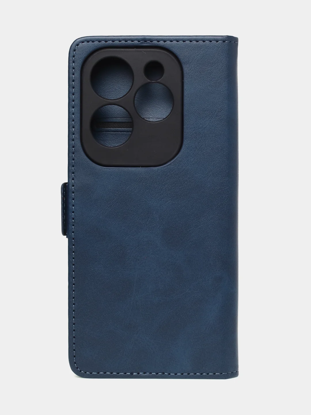 Синий чехол-книжка GQ Lite для Infinix Hot 40 / Infinix Hot 40 Pro из высококачественной кожи