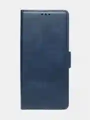 Синий чехол-книжка GQ Lite для Infinix Hot 40 / Infinix Hot 40 Pro из высококачественной кожи