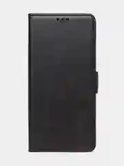 Черный чехол-книжка GQ Lite для Infinix Hot 40 / Infinix Hot 40 Pro из высококачественной кожи