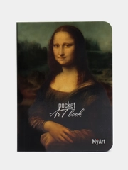 Скетчбук MyArt Pocket Artbook, А6, без линовки, 100 г/м2, 80 листов. Проф-Пресс