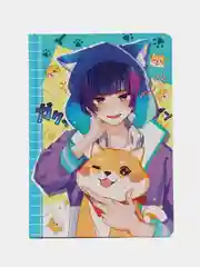 Аметистовый блокнот в точку 72 листа А5 Аниме. Точкабук "Anime Pets", бумага 100 гр/м2. Проф-Пресс