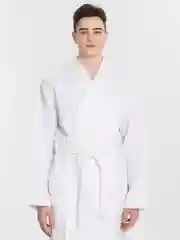 Белый халат вафельный Lilians, мужской