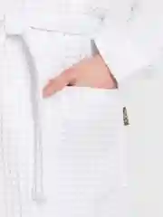 Белый халат вафельный Lilians, мужской