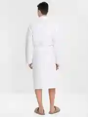 Белый халат вафельный Lilians, мужской