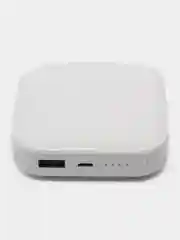 Белый повербанк внешний аккумулятор, 10000 mAh