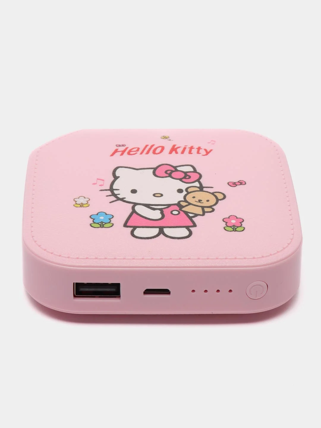 Розовый повербанк внешний аккумулятор, 10000 mAh