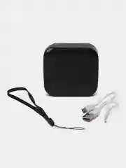 Черный повербанк внешний аккумулятор, 10000 mAh