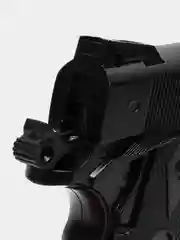 Черный детский пистолет C9+ игрушечный, с глушителем, металлический
