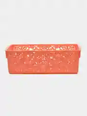 Бирюзовый корзина ажурная пластиковая 29х15х9 см