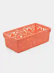 Бирюзовый корзина ажурная пластиковая 29х15х9 см