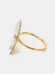 Белый кольцо для салфеток "Blossom" 4 х 4 х 4 см