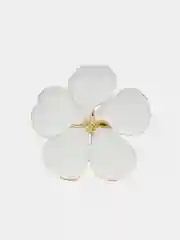 Белый кольцо для салфеток "Blossom" 4 х 4 х 4 см