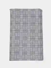 Отрез ткани замша, серая клетка, 1,8 х 1,5 м