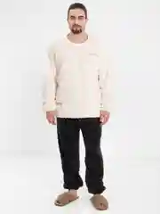 Мужской парный комплект утепленных пижам в стиле Family Look