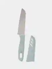 Голубой нож кухонный, с чехлом