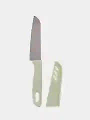 Голубой нож кухонный, с чехлом