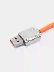 Кабель 3 в 1, 120 Вт, Type-C, Lightning, micro USB, 2 метра