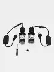 Белый автомобильные светодиодные линзы H4 с СТГ Led Stella KA777 мини линзы (mini Bi-Led lenses)
