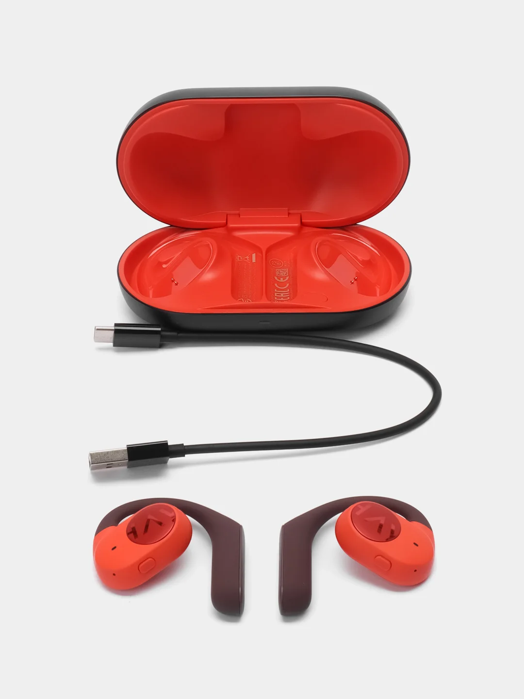 Оранжевый беспроводные наушники Xiaomi Haylou PurFree Buds OW01