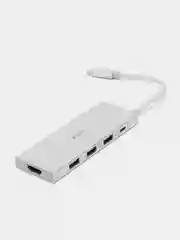 Серебряный док-станция Xiaomi Type-C 5-in-1 Docking Station, XMDS05YM
