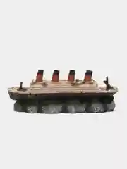 Декорация для аквариума AQUA DELLA "Титаник", разноцветная, 39 x 11 х 17 см