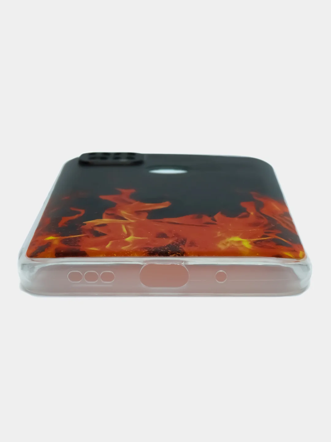 Оранжевый силиконовый чехол на Xiaomi Redmi 9C (Сяоми Редми 9C)