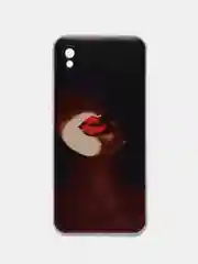 Фиолетовый силиконовый чехол на Xiaomi Redmi 9A (Сяоми Редми 9A)