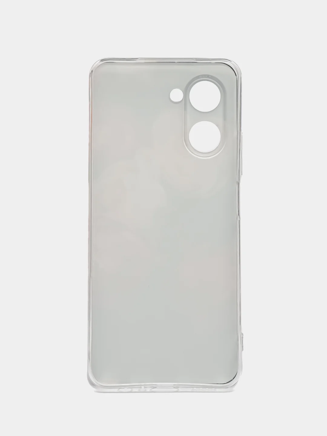 Кораллово-розовый силиконовый чехол на Realme C33 (Реалми С33)