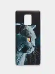 Тёмно-серый силиконовый чехол для Xiaomi Redmi Note 9S/Note 9 Pro (Сяоми Редми Нот 9С/Нот 9 Про)