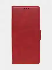 Красный чехол-книжка GQ Lite для Infinix Hot 40i / Infinix Smart 8 из высококачественной кожи