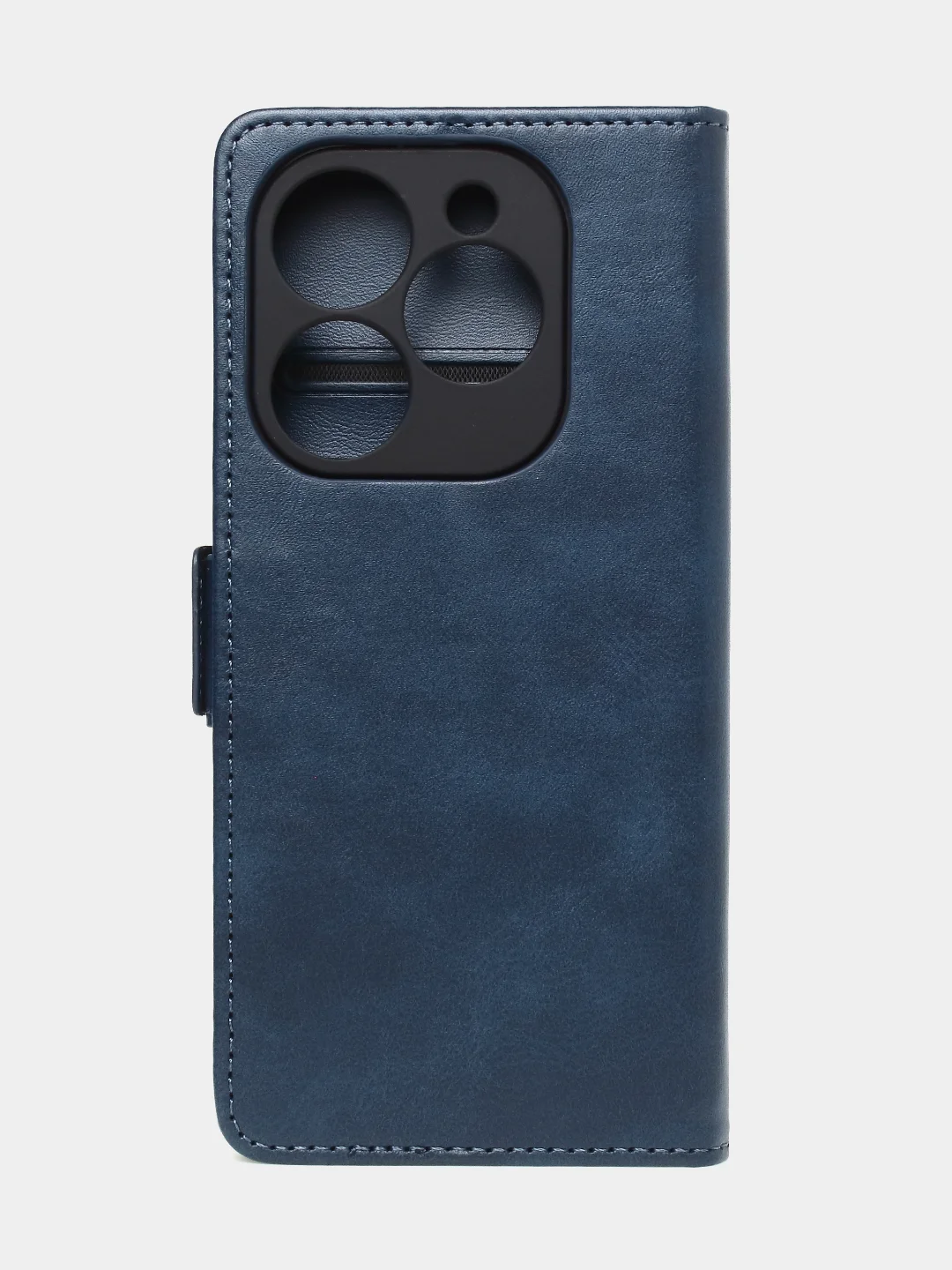 Синий чехол-книжка GQ Lite для Infinix Hot 40i / Infinix Smart 8 из высококачественной кожи