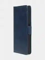 Синий чехол-книжка GQ Lite для Infinix Hot 40i / Infinix Smart 8 из высококачественной кожи