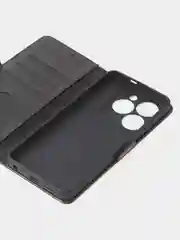 Синий чехол-книжка GQ Lite для Infinix Hot 40i / Infinix Smart 8 из высококачественной кожи