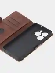 Коричневый чехол-книжка GQ Lite для Tecno Spark 20 / Tecno Spark 20C из высококачественной кожи