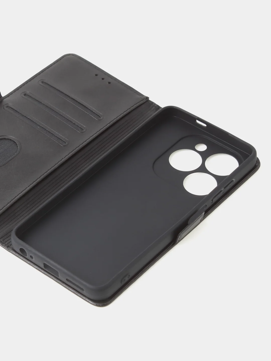 Синий чехол-книжка GQ Lite для Tecno Spark 20 / Tecno Spark 20C из высококачественной кожи