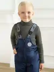 Синий зимний полукомбинезон, на мальчика, на девочку, Arctic kids