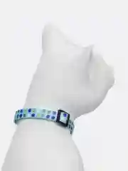 Ошейник для кошек нейлоновый DUVO+ "Канди", голубой, 20-30 см/10 мм