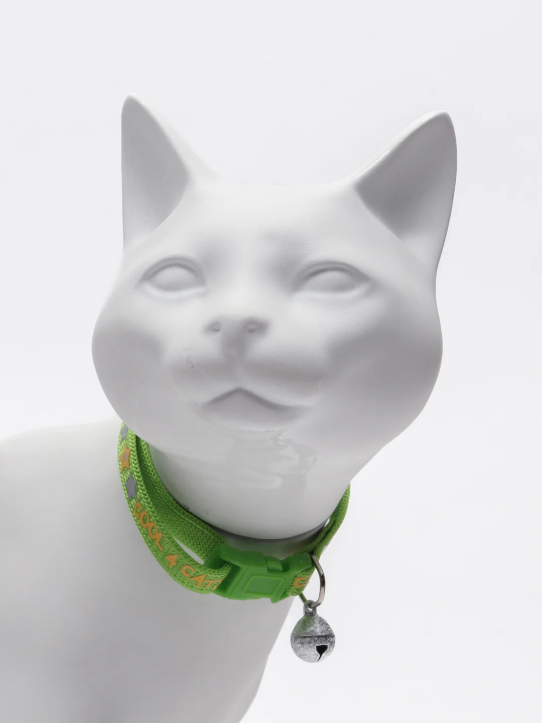Ошейник для кошек нейлоновый DUVO+ "Cool cats", салатовый, 20-30 см/10 мм