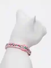 Ошейник для кошек, нейлоновый DUVO+ "Love", розовый, 20-30 см/10 мм