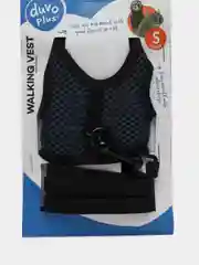 Шлейка для грызунов DUVO+ "Walking Vest", синяя, S