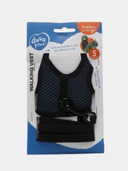 Шлейка для грызунов DUVO+ "Walking Vest", синяя, S