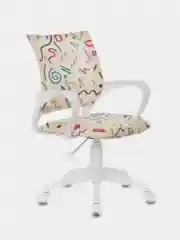 Бежевый кресло детское компьютерное Бюрократ BUROKIDS 1 W, детский компьютерный стул