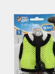 Шлейка для грызунов DUVO+ "Walking Vest", желто-зеленый, S