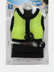 Шлейка для грызунов DUVO+ "Walking Vest", желто-зеленый, S