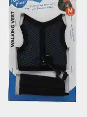 Шлейка для грызунов DUVO+ "Walking Vest", синяя, М