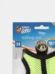 Шлейка для грызунов DUVO+ "Walking Vest", желто-зеленый, М