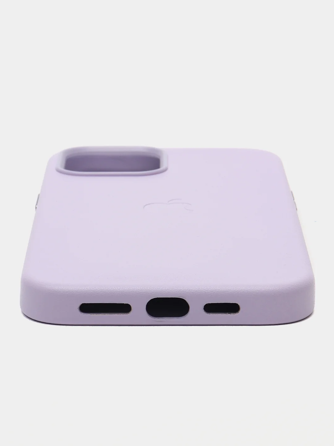 Лавандовый кожаный чехол-накладка для iPhone 11, 12, 13, 14, 15 Mini, Plus, Pro, Pro Max с MagSafe