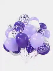 Фиолетовый набор шаров, шары на день рождения, 50 шт