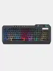 Черный клавиатура игровая Oklick 715G, USB, с подсветкой